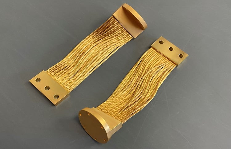 Cryocooler Thermal Straps - Pd-Au plating - gallery