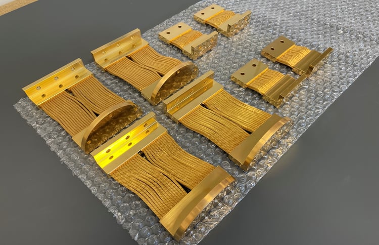 Gold plated CS-85E Thermal Straps