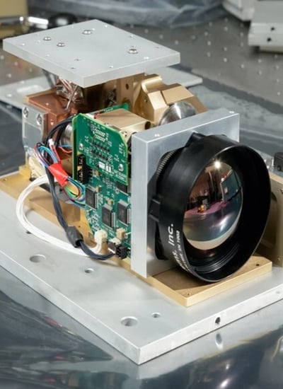 PGS Graphene Thermal Straps used in hyperspectral thermal imager