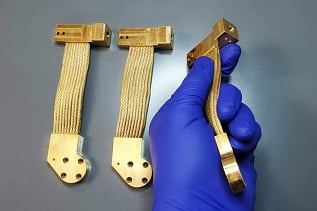 Janis ST-400 Microscopy Cryostat Thermal Straps with Gold Plating_