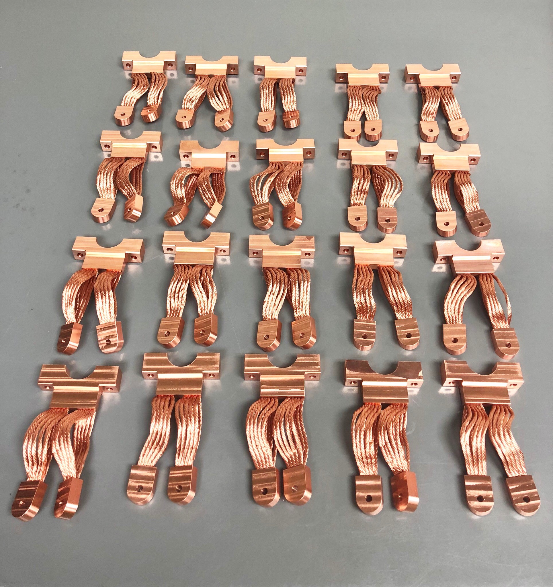 Janis custom cryocooler thermal straps - TAI