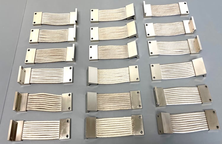 Nickel plated thermal straps