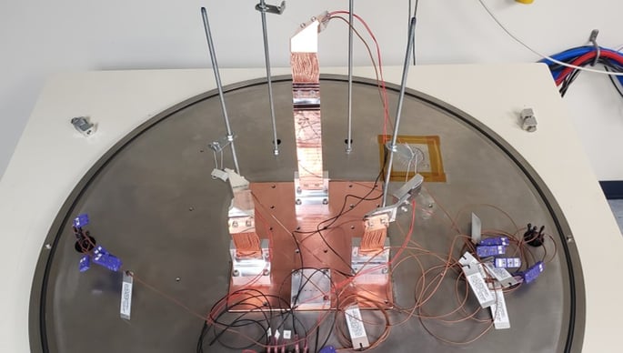 OHB EnMAP Copper Thermal Strap Conductance Test