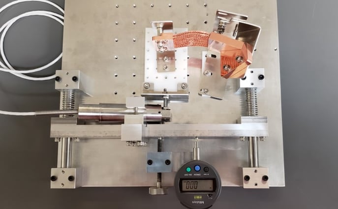 OHB EnMAP Copper Thermal Strap Stiffness Test 2