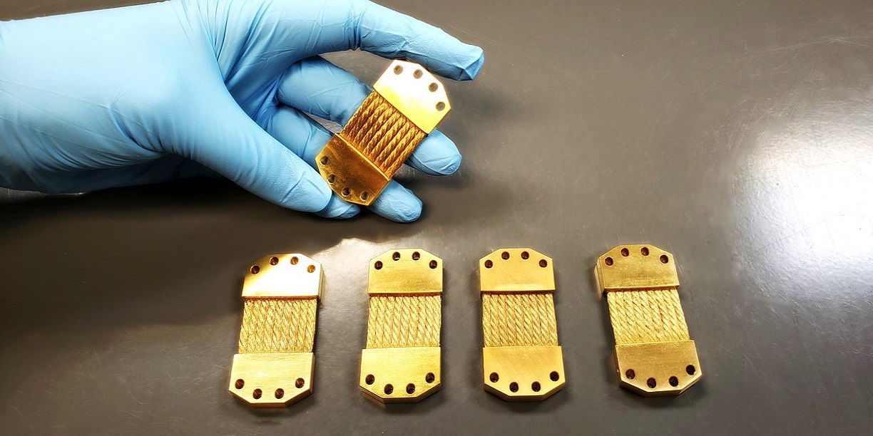 Copper Thermal Strap Design Gallery Gold and Nickel Plated Straps